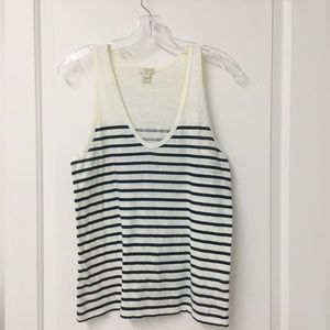 J Crew Striped Tank Top